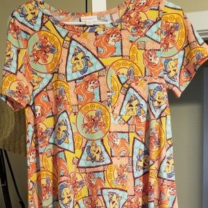 Disney Lularoe Little Mermaid Carly